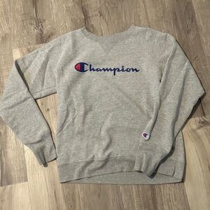 Champion Gray Crewneck Sweatshirt